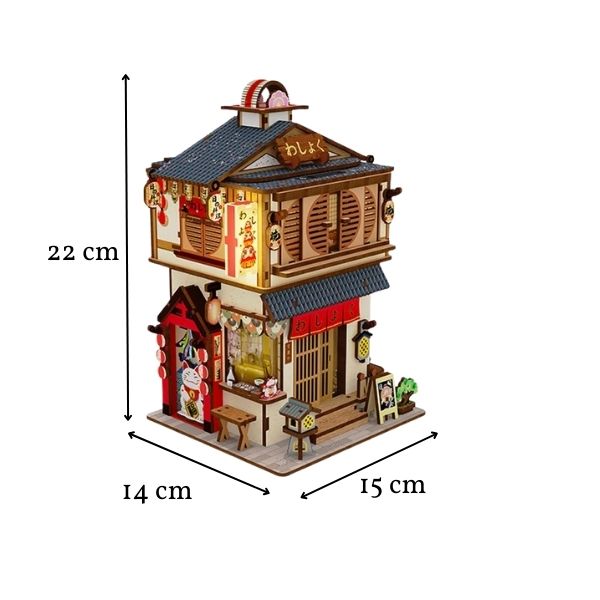 le petit washoku maquette en bois japonaise