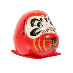 petit daruma en céramique porte bonheur