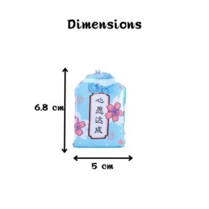 omamori sakura chance amulette porte bonheur japonaise dimensions