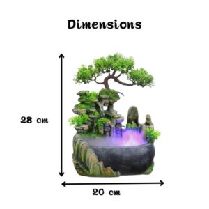 mini fontaine japonaise zen esprit du bonsai dimensions