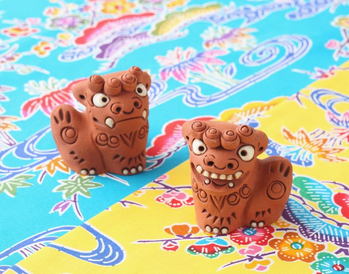 porte bonheur japonais shisa