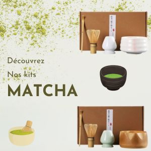 nos kits matcha sur harmonie du japon