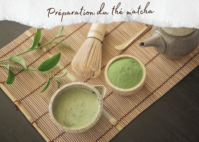 ustensiles pour la préparation du thé matcha