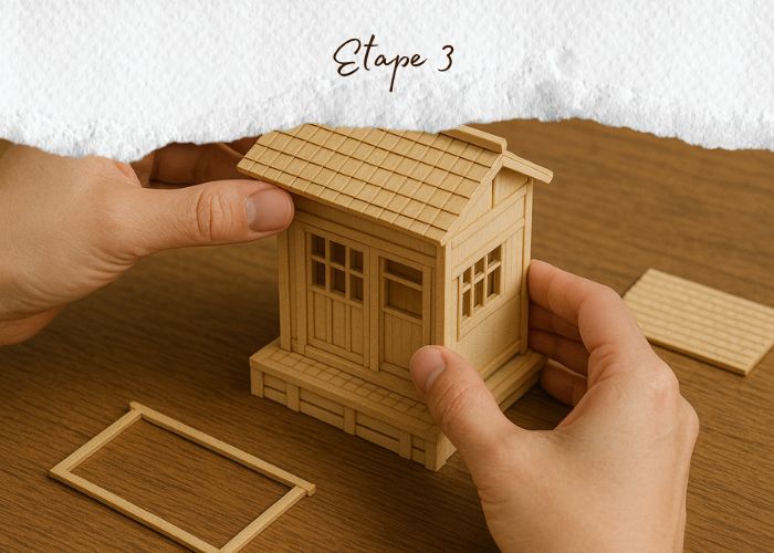 étape3 assembler les strcutures de la maquette