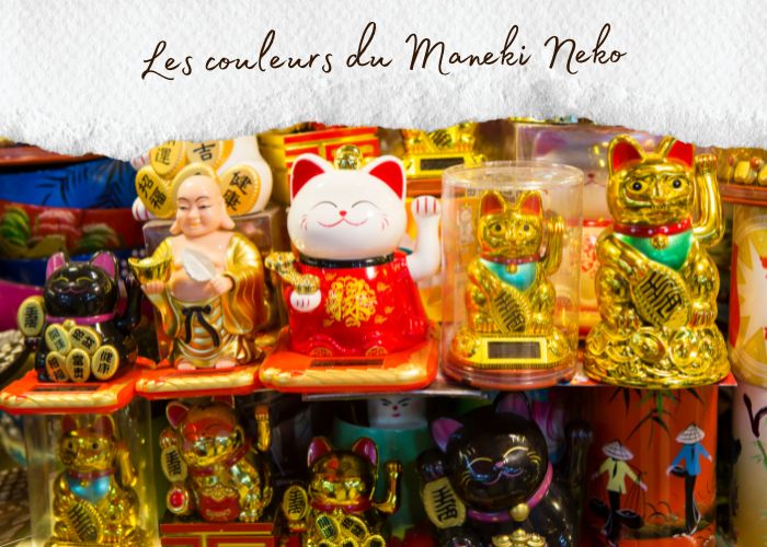 maneki neko signification couleur​
