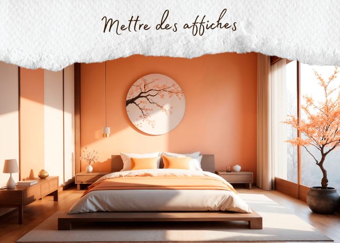 décoration zen pour chambre adulte affiches japonaises