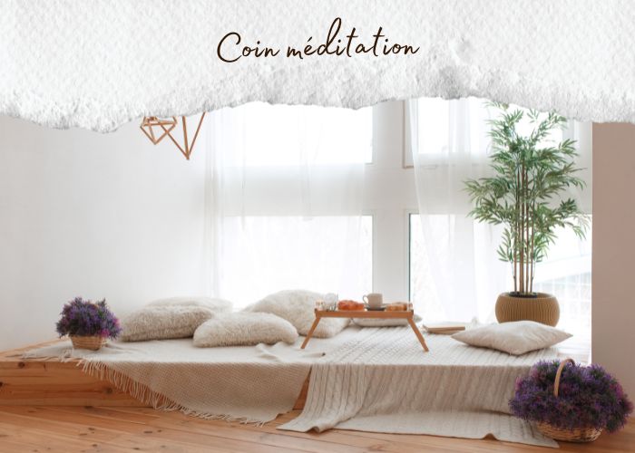 décoration zen pour chambre adulte coin méditation