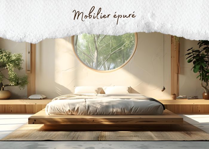 décoration zen pour chambre adulte mobilier épuré