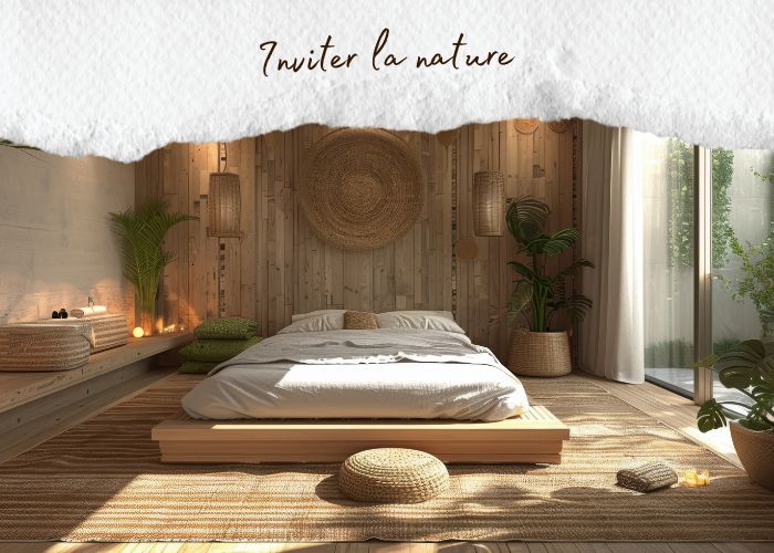 décoration zen pour chambre adulte nature